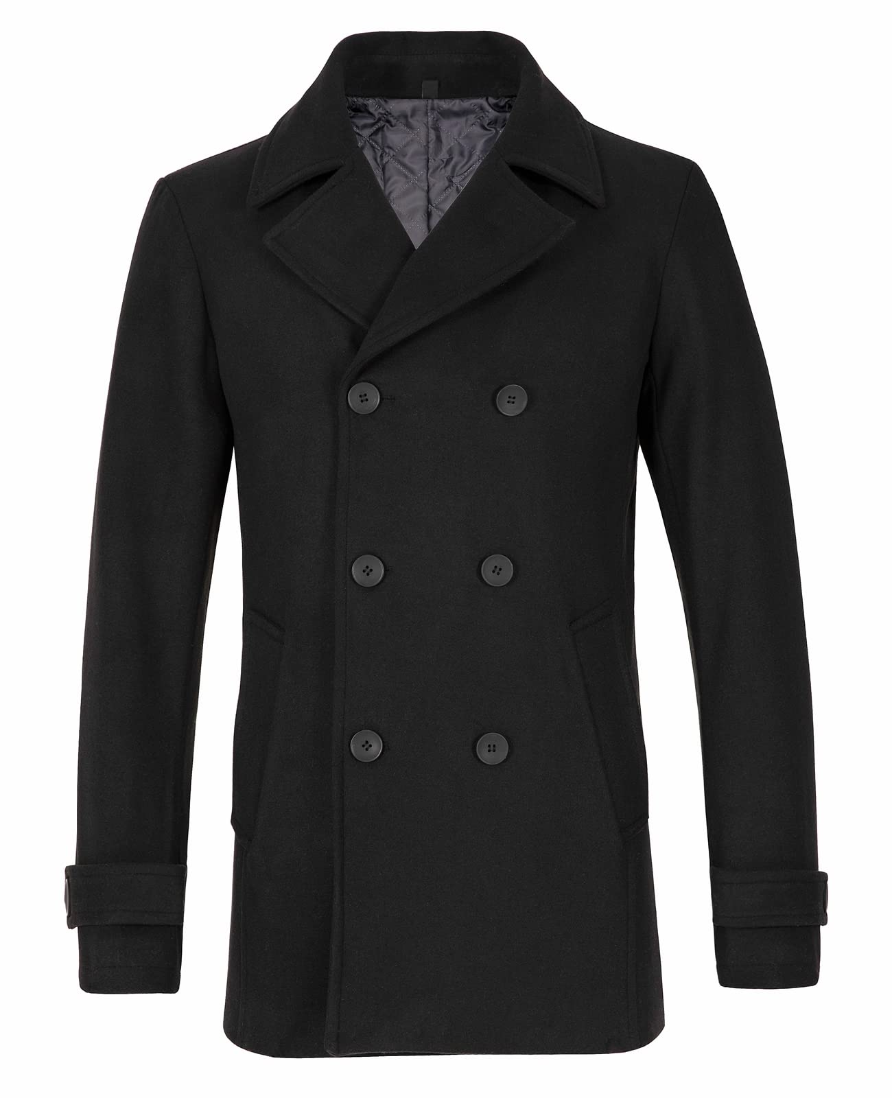 Men’s Classic Double Breasted Pea Coat